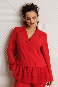 Брюки, жакет Mubliz 311 красный - фото 5