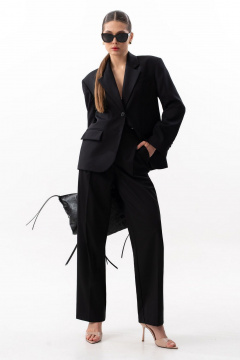 Брюки, жакет SILVERSPICE S-1634  черный - фото 2