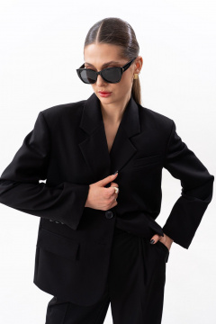 Жакет SILVERSPICE S-2635 черный - фото 1