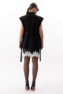 Юбка SILVERSPICE S-4617 черный - фото 4