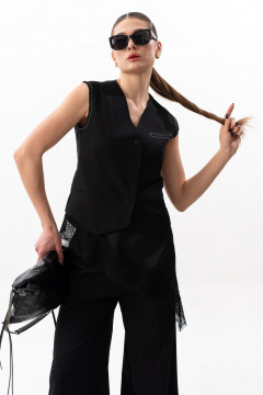 Жилет SILVERSPICE S-2636 черный - фото 1