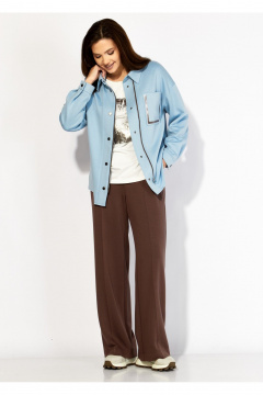 Брюки, рубашка TAiER 1419 голубой/коричневый - фото 5