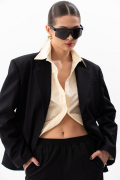 Брюки, жакет SILVERSPICE S-1635 черный - фото 5