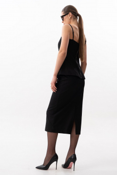 Юбка SILVERSPICE S-4616 черный - фото 3