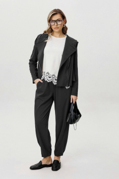 Брюки, куртка, топ Fantazia Mod 5370 черный - фото 1