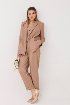 Брюки, жакет, жилет Fantazia Mod 5220 бежево-пудра - фото 1