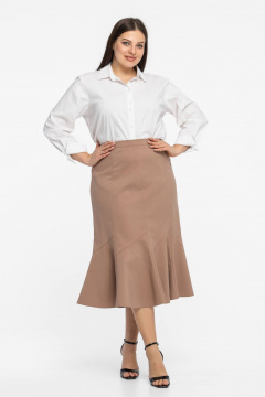 Юбка Avila 0977 бежевый - фото 4