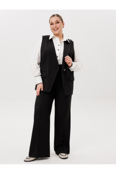 Брюки, жилет AVA fashion М-175 черный - фото 4