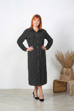 Платье Соджи 695 черный - фото 1