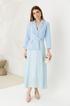 Платье Amberа Style 1034-6 голубой - фото 1