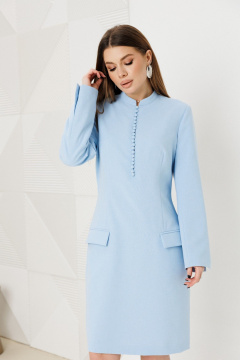 Платье Amberа Style 1139-1 голубой - фото 5