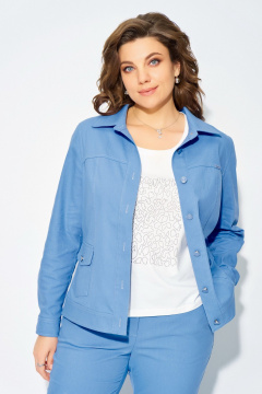 Бомбер, брюки, джемпер Fita 40115 василек - фото 5