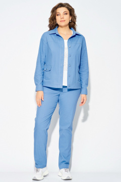 Бомбер, брюки, джемпер Fita 40115 василек - фото 1