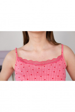 Майка, шорты Купалинка 540804.158-164 клетка - фото 2