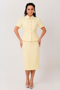 Жакет, юбка Mislana 1302 желтый - фото 1