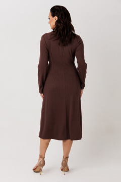 Платье Mislana 1291 коричневый - фото 5