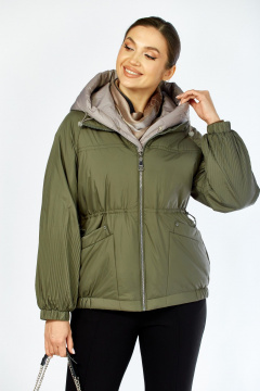 Куртка Shetti 2213 олива - фото 2