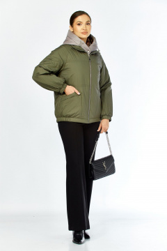 Куртка Shetti 2213 олива - фото 3