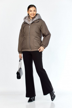 Куртка Shetti 2213 пепельно-коричневый - фото 2