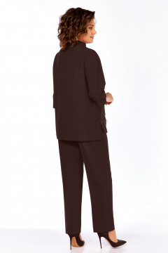 Брюки, жакет БагираАнТа 1090 шоколад - фото 3