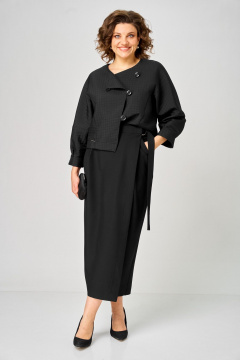 Жакет, юбка Michel chic 1443 черный_кубик - фото 2