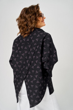 Блуза Michel chic 786 черный_зонтик - фото 5