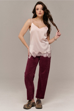 Топ JRSy 2647 розовый_
белое_кружево - фото 2