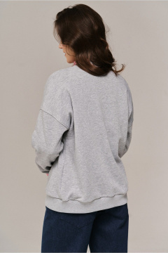 Джемпер JRSy 2665 серый_меланж - фото 4