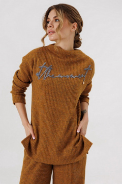 Брюки, джемпер Faufilure C1553 оранж - фото 2