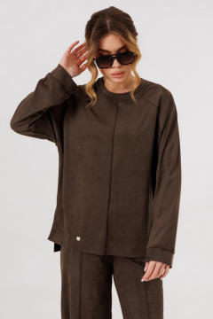 Брюки, джемпер Faufilure С1581-1 коричневый - фото 2