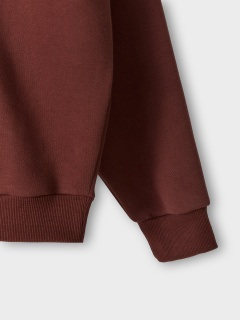 Свитшот Mark Formelle 121944/25-5006П-7П т.шоколадный_печать_2_сл_на_пол_2_сл_на_спинке_ДК - фото 3