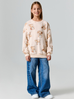 Свитшот Mark Formelle 127958/25-39355П-7 коты_на_св.бежевом - фото 1