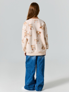 Свитшот Mark Formelle 127958/25-39356П-7 коты_на_св.бежевом - фото 2