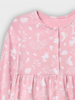 Платье Mark Formelle 157985/25-39813П-0 лесные_животные_на_п.розовом - фото 4