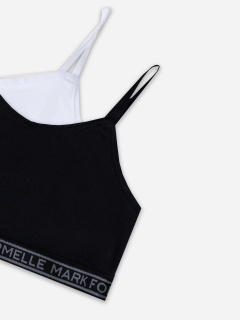 Топ Mark Formelle 517708-2/25-30732Б-1 белый_черный - фото 2