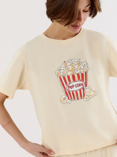 Футболка, шорты Mark Formelle 592536/25-39746ПК-0 сливочное_масло_печать2_3_сл_на_пол_3_сл_на_ПЕР_ЗА - фото 3