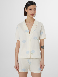 Рубашка, шорты Mark Formelle 592553/25-39639ПП-0 цветы_на_молочном1 - фото 3