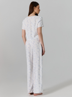 Блуза, брюки Mark Formelle 592652/25-39837ПП-9 цветы_на_св.молочном - фото 2