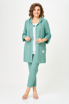 Брюки, кардиган, топ Svetlana-Style 1527 мята - фото 5