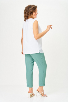 Брюки, кардиган, топ Svetlana-Style 1527 мята - фото 2