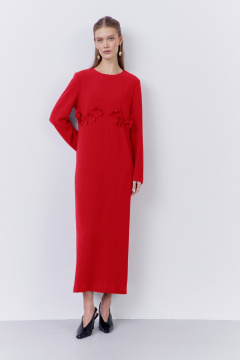 Платье FLAIM 2066.02 красный - фото 1
