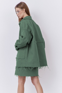 Бомбер, юбка FLAIM 2077.02 зеленый-мох - фото 3