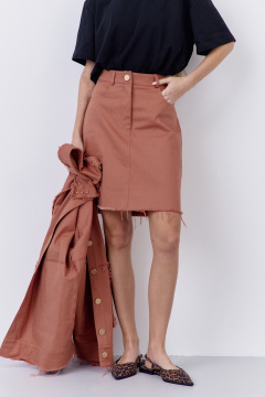 Юбка FLAIM 2079.01 розовый-кирпич - фото 1