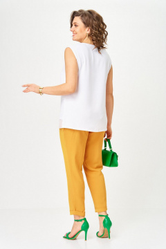 Брюки, кардиган, топ Svetlana-Style 1527 горчица - фото 5