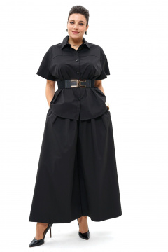 Блуза, брюки Alani Collection 2494 черный - фото 4