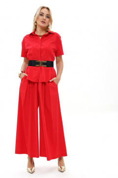 Блуза, брюки Alani Collection 2494 красный - фото 1