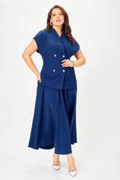 Жилет, юбка Anastasia 1329 глубокий_синий - фото 2