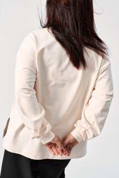 Свитшот GRATTO 4467 кремовый - фото 5