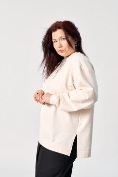 Свитшот GRATTO 4467 кремовый - фото 3