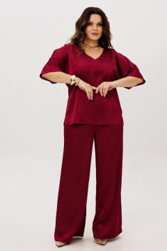 Блуза, брюки ANIDEN 6118-2 бордо - фото 3